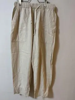 RELAX FIT Gauze easyslacks ベージュグレー - メルカリ