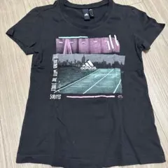 adidas グラフィックプリント Tシャツ 半袖 ブラック