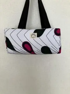 アフリカンプリント　保冷ボストンバッグ