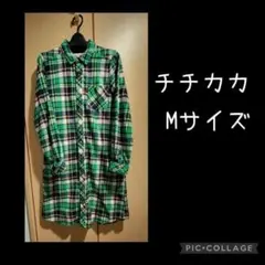 チチカカ チュニック ワンピース シャツワンピ Mサイズ