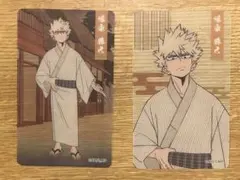 ヒロアカ アニメイト 浮世絵 クリアカード 爆豪　勝己　2枚セット