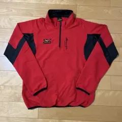 ミズノプロ 野球 ハーフジップ 長袖 ジャージ 練習着 トレーニングウェア M