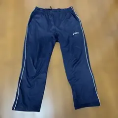 asics ジャージパンツ ネイビー 紺色 スポーツウェア Mのサムネイル