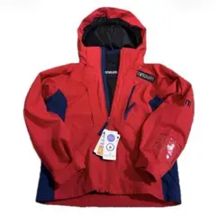 新品✨NNOUM 子供用 スキーウェア 赤 140 スノボウェア　防水　ノアム