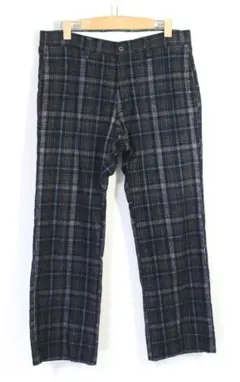 adidas アディダスゴルフ IC219 コーデュロイチェックパンツ W:82