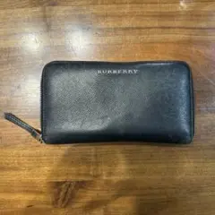 【BURBERRY BLACK LABEL】長財布 ブラックのサムネイル
