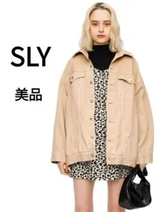 【美品】SLY デニムジャケット Gジャン オーバーサイズ レディース