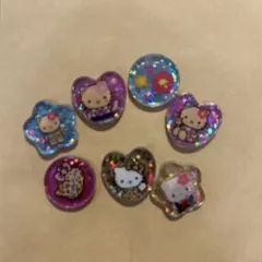 キティ　日焼け　クリスタルシール７個おすそ分け