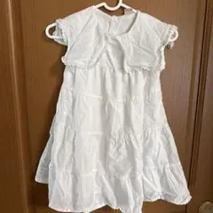 プティマイン　コットンレース　ワンピース　１１０