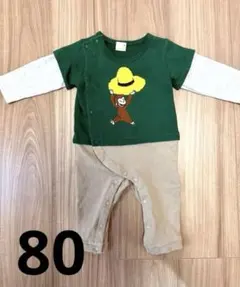 プティマイン　おさるのジョージロンパース　80