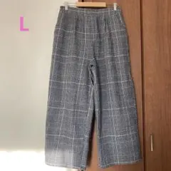 チェックパンツ レディース