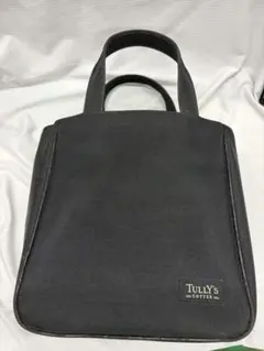TULLY'S COFFEE ブラック トートバッグ