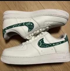NIKE AIR FORCE 1 グリーン ペイズリー
