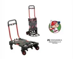 carp公式 折りたたみ式赤黒台車 袋付き - メルカリ