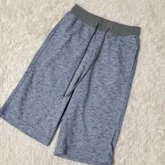 【c3861】ハーフパンツ　ウエストゴム　ブルーのサムネイル