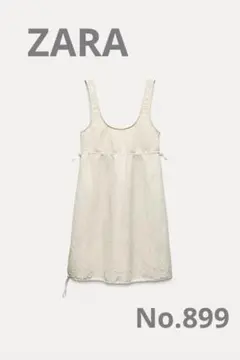 ZARAハートストッパーナイロンワンピース M 新品未使用タグ付き