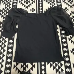 L'espoir 半袖トップス Mサイズ 黒