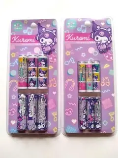 Kuromi アルカリ乾電池 　単三・単四セット(各6本入り)