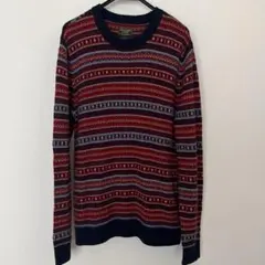 Abercrombie & Fitch レトロセーター メンズブルー Lサイズ