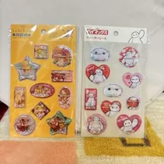 ウォーターシール　ベイマックス　ライオンキング　2点セット　セリア