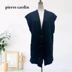 zC1277【M】pierre cardin ベスト ポケット ボタン ニットのサムネイル
