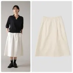 4万 susuri ススリ ポーン キュロット タック パンツ ガウチョ 刺し子