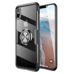 iPhoneXS Max ケース iPhone X Max リング付き クリア