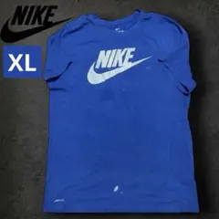 NIKE ロゴTシャツ DRI-FIT XL 青のサムネイル