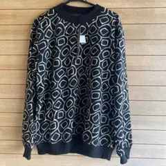 S518.2 hanakazari 幾何学模様 トレーナー サイズ40