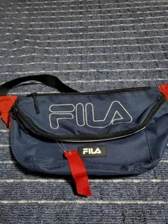 FILA ボディバッグ・ウエストポーチ ネイビー/レッド