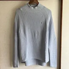 TOMMY HILFIGER ライトブルーニット M