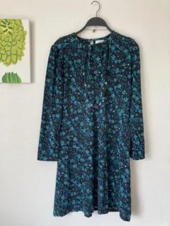 ⭐︎新品LLサイズ　EMMA JAMESニットの花柄ワンピース♪エマジェイムス