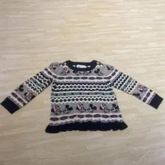 ミッキーミニー　フリルセーター　95サイズ　ディズニー　GAP
