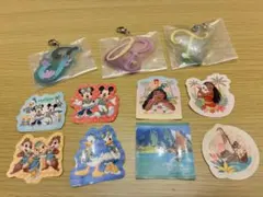 ディズニー　一番くじ　G賞　ステッカー　H賞　チャーム　セット