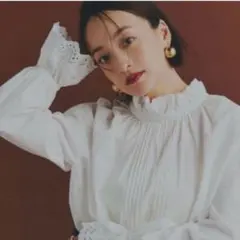 MIYAKO TAKAYAMA coen コラボ 2wayスタンドフリルブラウスのサムネイル