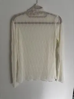 袖レース シースルー