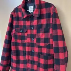 OSH KOSH レッド・ブラックチェックジャケット Lサイズ