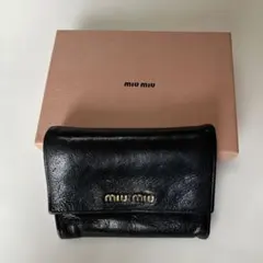 MIU MIU ブラック キルティング カードケース 名刺入れ コインケース