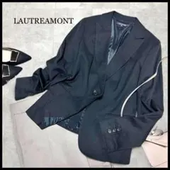 未使用 ロートレアモン テーラードジャケット シングル 裏地フル 黒 L