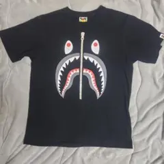 A BATHING APE シャーク Tシャツ ブラック L値下げ可 - メルカリ