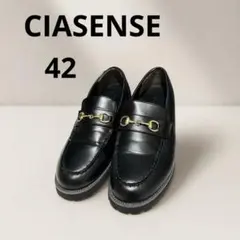 CLANE チャンキーヒール レザーシューズ パンプス 黒 37 24 - メルカリ