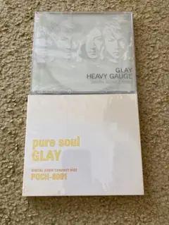 GLAY CD 2枚セット「 HEAVY GAUGE 」「pure soul」