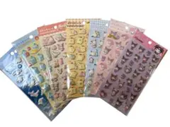ぷくっとシール　ダイソー　サンリオ7点セット