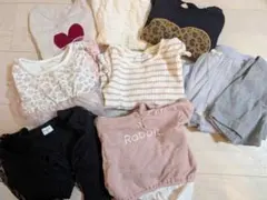 女の子服まとめ売り 長袖 長ズボン 80〜95 petitmainなど