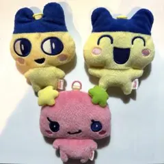 【値下げしました】たまごっち ぬいぐるみ　ネックすとらっぷ　まめっち　ふらわっち