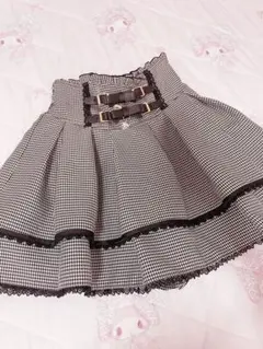 LIZLISA スカート♡2連リボンベルトスカパン 正規品
