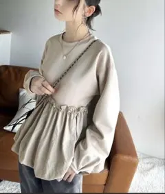 クラシカルエルフ ペプラム切替バルーントップス L