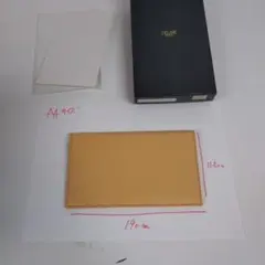 CELINE/セリーヌ　長財布　ヴィンテージ　未使用　メイズ/オレンジのサムネイル