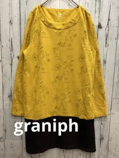 ♠️ graniph グラニフ　切替プルオーバー　チュニック　長袖のサムネイル