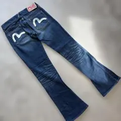 レア【カモメ】EVISU DONNA ブーツカット デニムパンツ ひげ　ハチノス レア【カモメ】EVISU DONNA ブーツカット デニムパンツ ひげ ハチノス